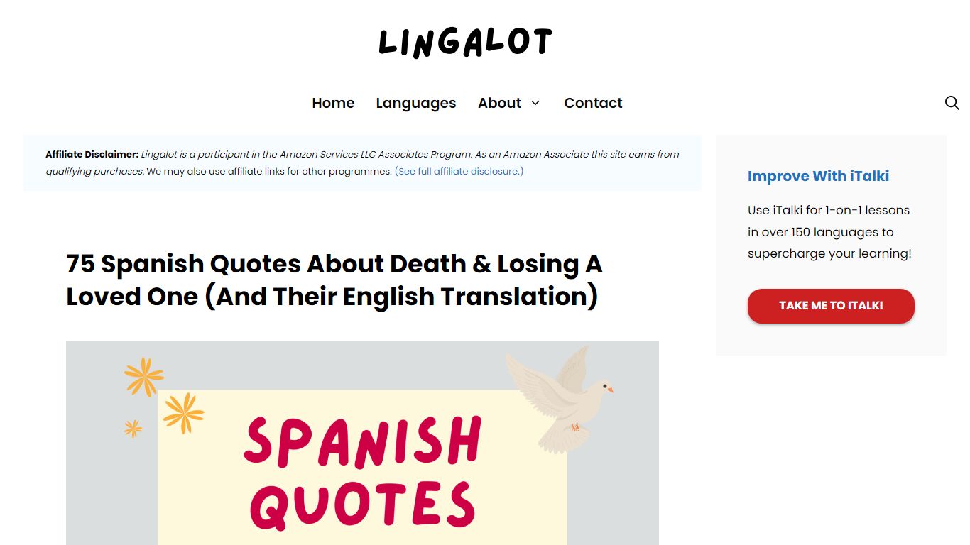 75 Spanish Quotes About Death & Losing A Loved One (And Their English ...